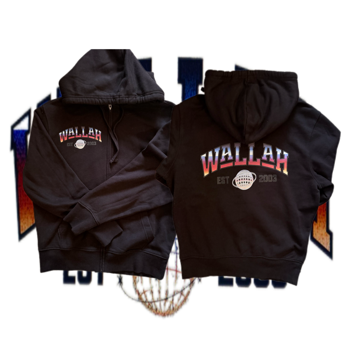 UNIVERSITY ZIP-UP HOODIE